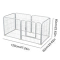 Portable Pet Playpen Dog Exercise Cat Fence 6 Panel Heavy Duty Crate Cage