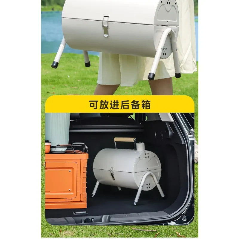 Chimney Grill Full Outdoor Camping Grill Portable Grill Double Sided Grill Charcoal Brother Stove