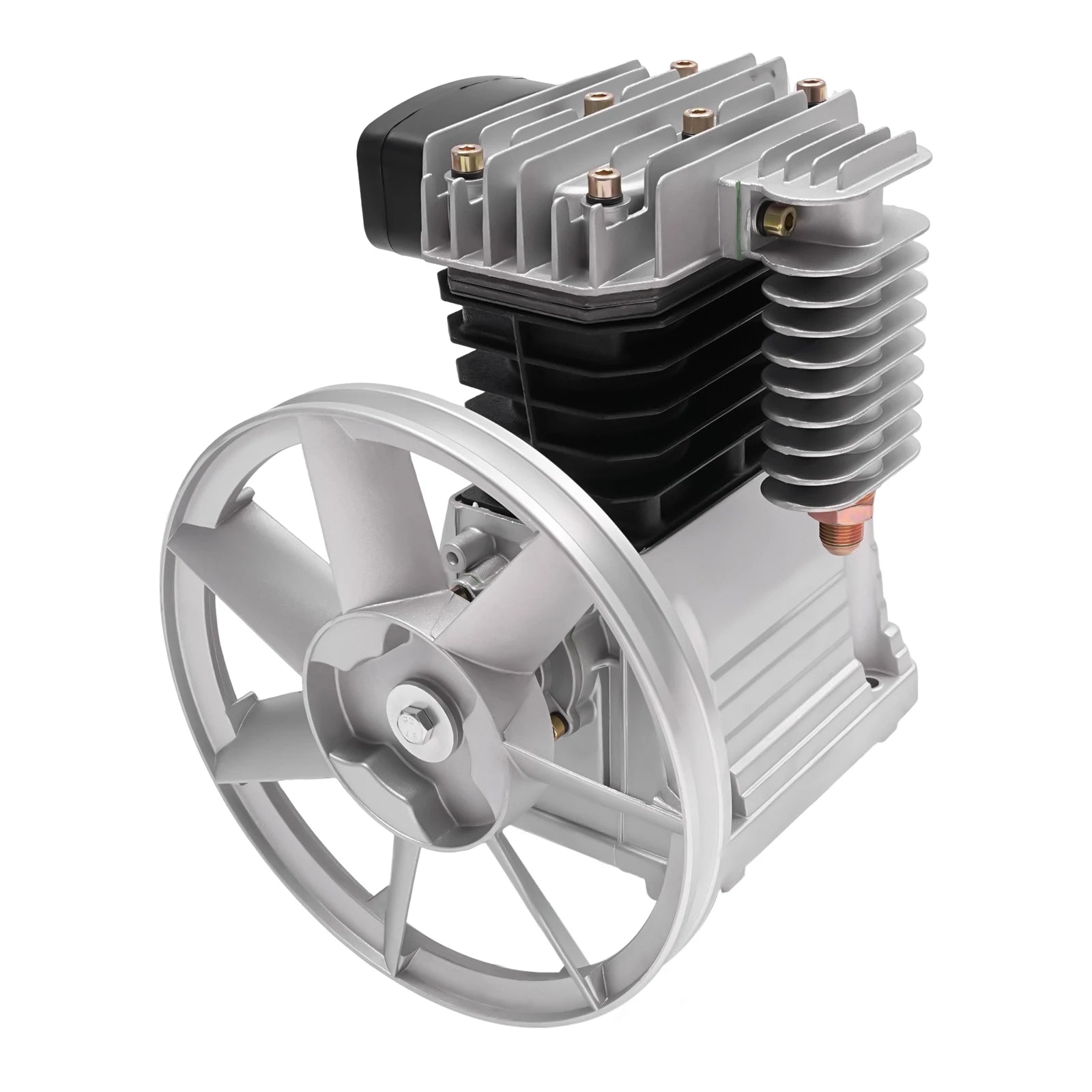 Air Compressor Pump Head Air Compressor Head with 2 Cylinders 960RPM 3HP