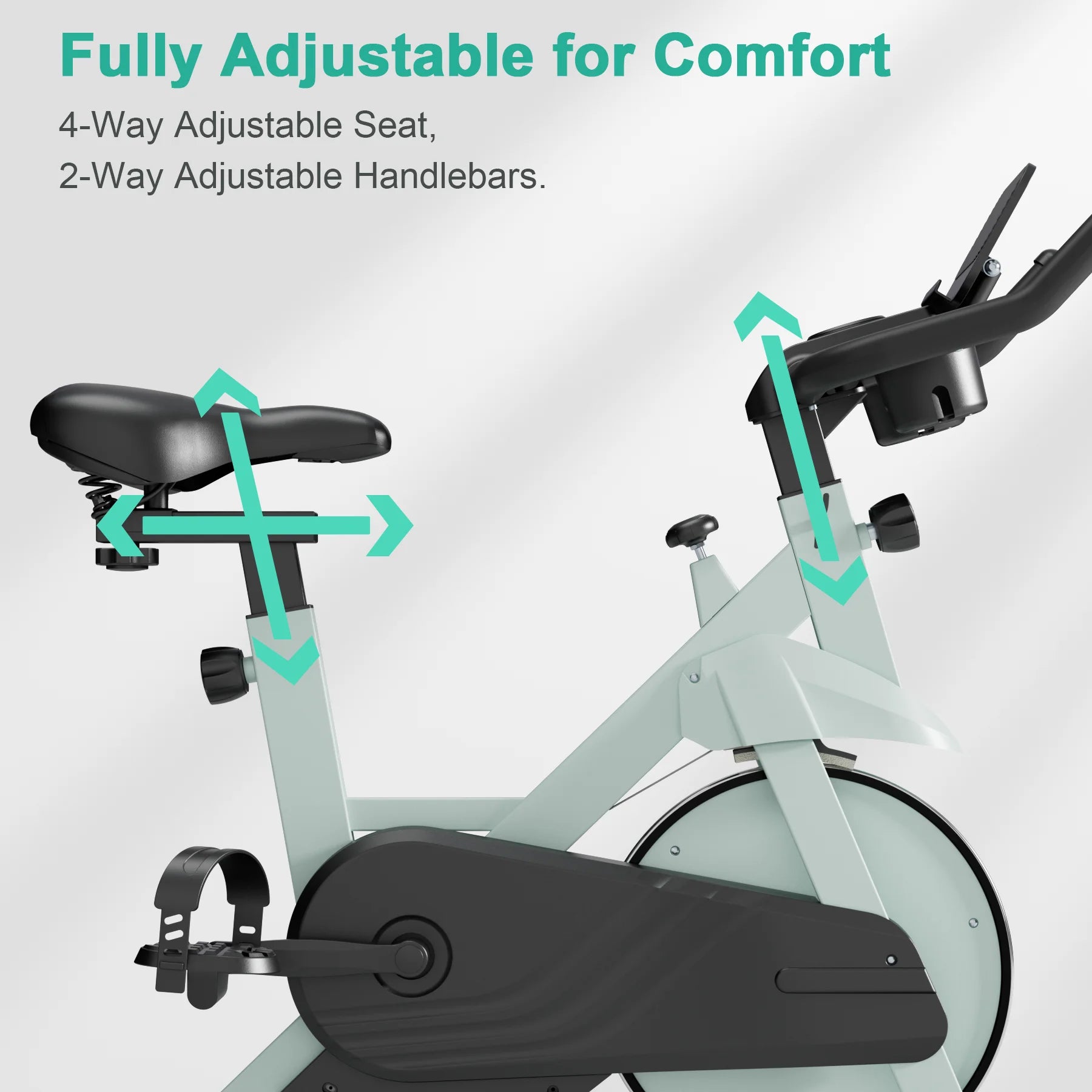 Exercise Bike, 32-Level Magnetic Resistance Stationary Bikes for Home