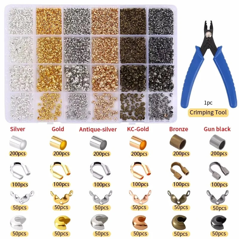 Jewelry Making Supplies Kit with Jewelry Making Tools Earring Charms Jewelry Wires
