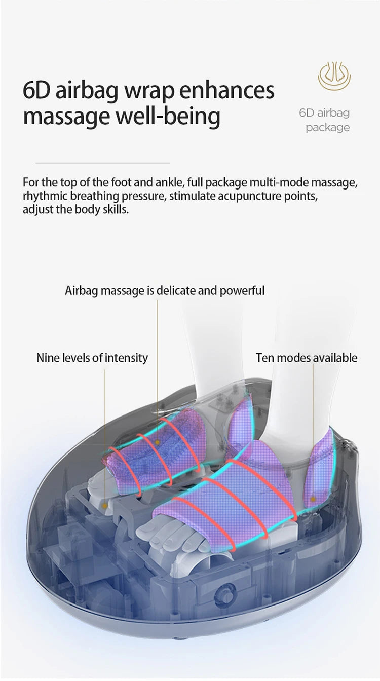 Foot Massager With Vibration, deep kneading, pressing,