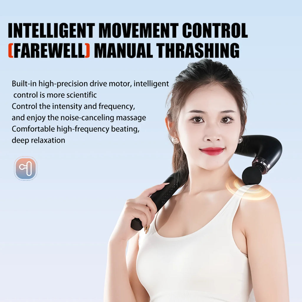Electric Fascia Gun Massager Body Relaxation Trigger Point Massage Machine