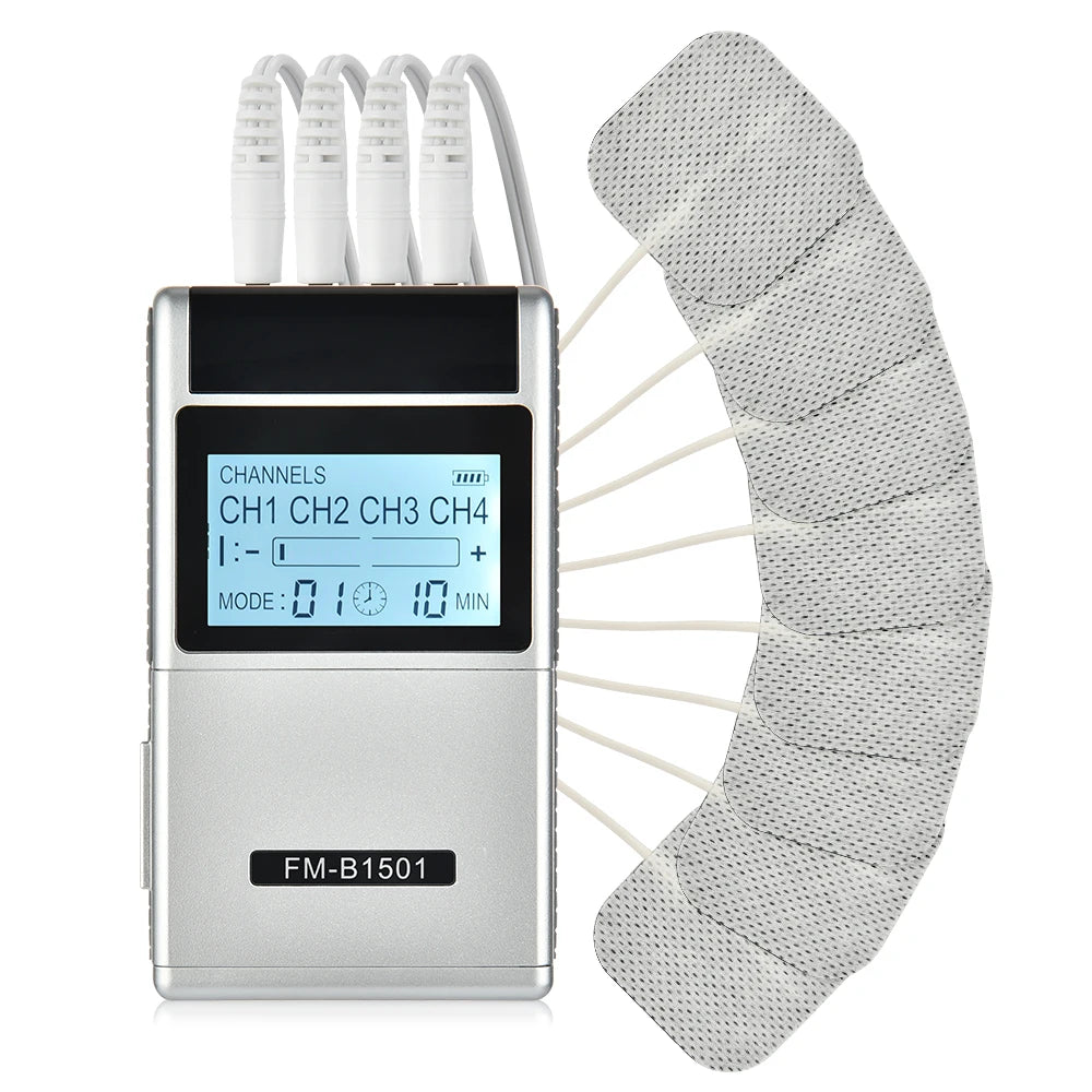 15 Mode EMS & TENS Muscle Stimulator – Electric Pulse Massager for Full Body Pain Relief