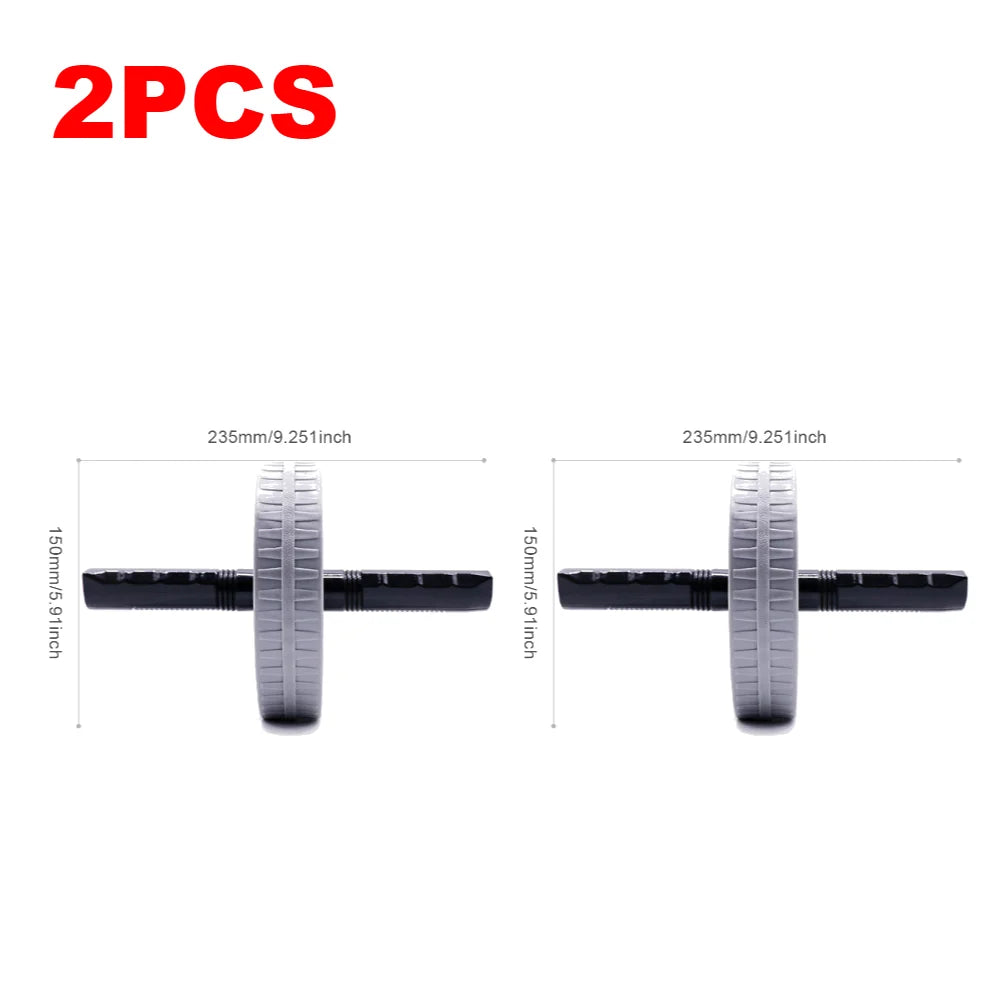 Workout AB Roller 1-5PCS  No Noise Abdominal Trainer Non-slip