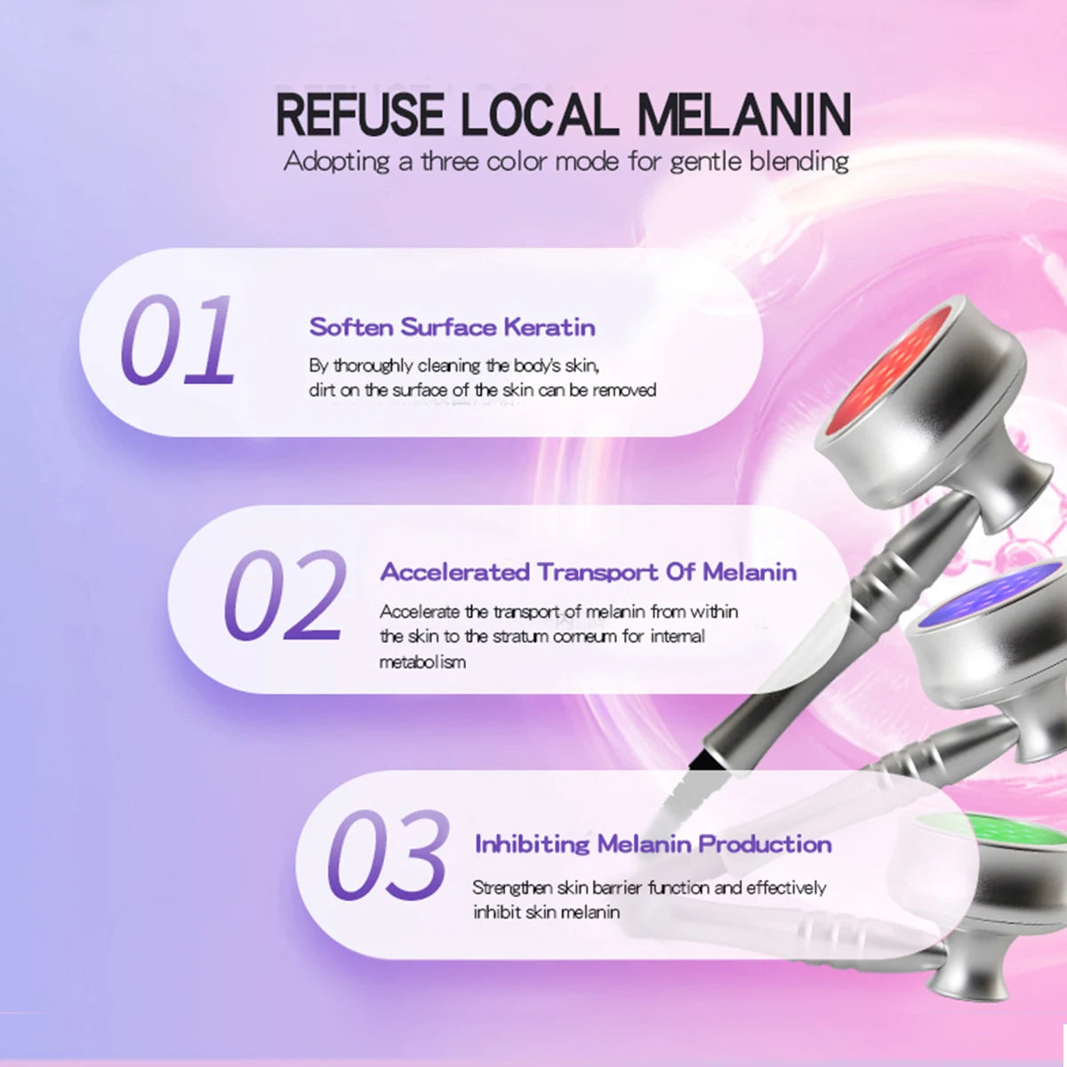Electric Light Wave Vacuum Beauty Device with LED Panel for Body Care Skin Appearance Smoothing Firm Feel Personal Home Salon