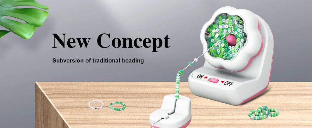 Bead Spinner Automatic Bracelet Beading Machine Jewelry Making Device Electric