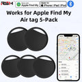 5-pack Smart Air tag(only IOS),Work with Apple Find My (iOS only), GPS Global positioning Smart tracker for key bag car wallet