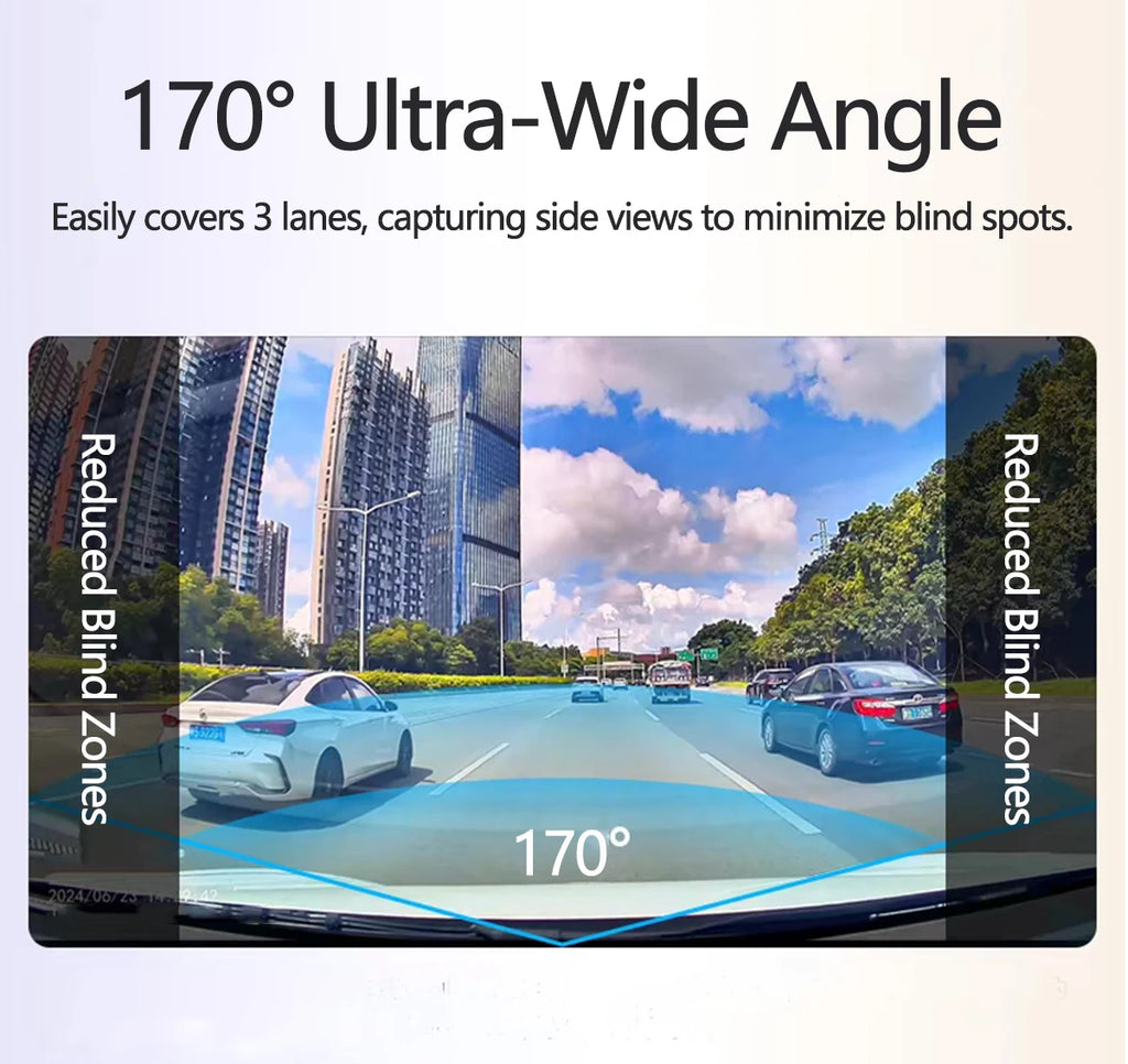 Dash Cam Video Recorders 4K WiFi Mini Front Camera