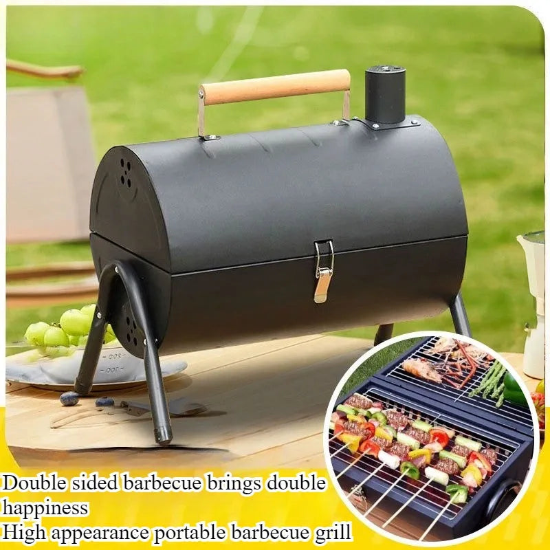Chimney Grill Full Outdoor Camping Grill Portable Grill Double Sided Grill Charcoal Brother Stove
