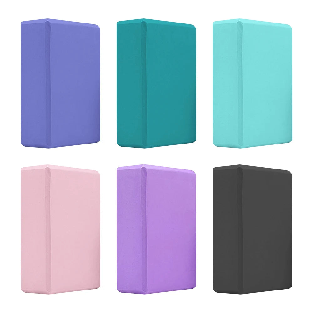 Yoga Building Blocks Cubes Pilates Bricks Reinforcement Sports