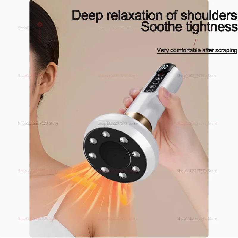 Portable Body Massager Electric GuaSha Vacuum Suction