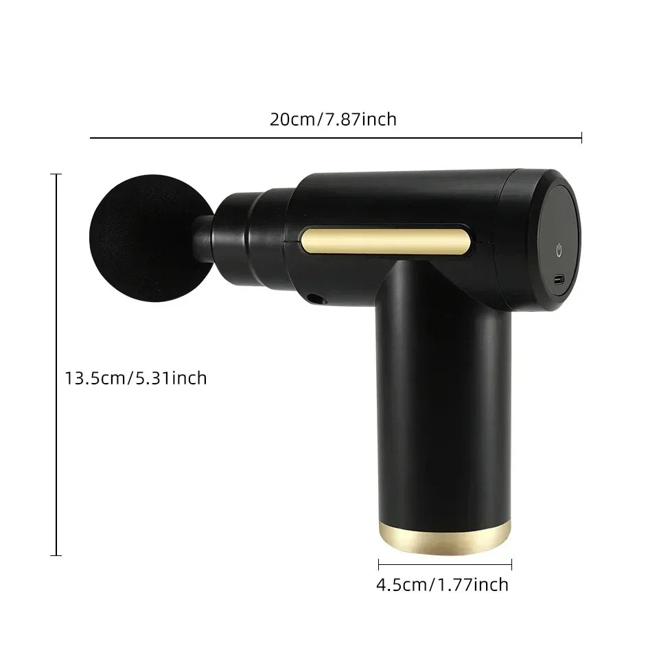 Multifunctional fascia gun massager instrument portable muscle massage
