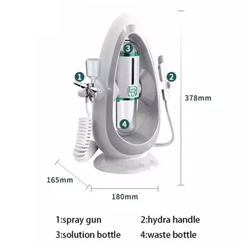 Dermabrasion Facial Cleaning Oxygen Instrument Hydra Aqua Suction Blackhead