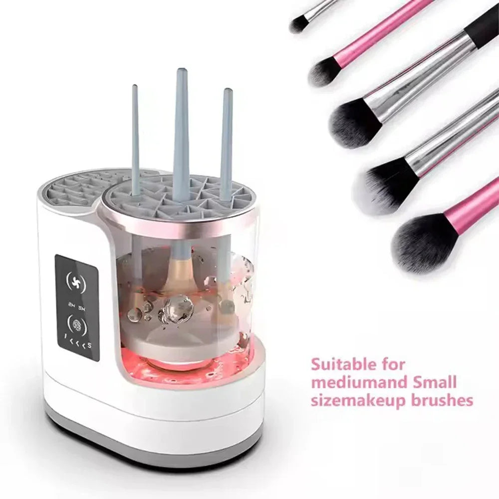 Electric Makeup Brush Cleaning Machine Beauty Tool Accessories USB Charging Makeup Brush Cleaning And Dryer Ladies' Holiday Gift