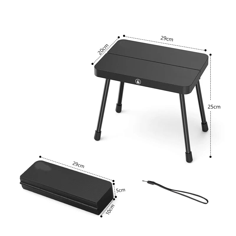Camping Stool Portable Collapsible Seat for Outdoor Fishing Hiking Ultra-Light Plastic Aluminum Alloy Camping Picnic Stools