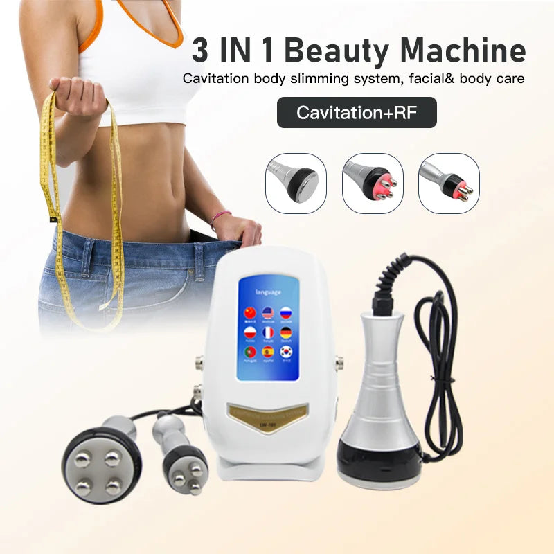 RF Body Massager Machine 3-in-1 40K