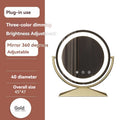 Smart LED Circle Makeup Mirror with Touch Control Lighting