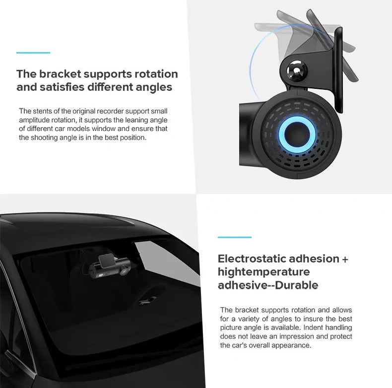 Dash Cam Video Recorders 4K WiFi Mini Front Camera