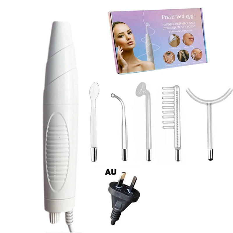 High Frequency 5 in 1  Handheld  Facial Skin Therapy Wand