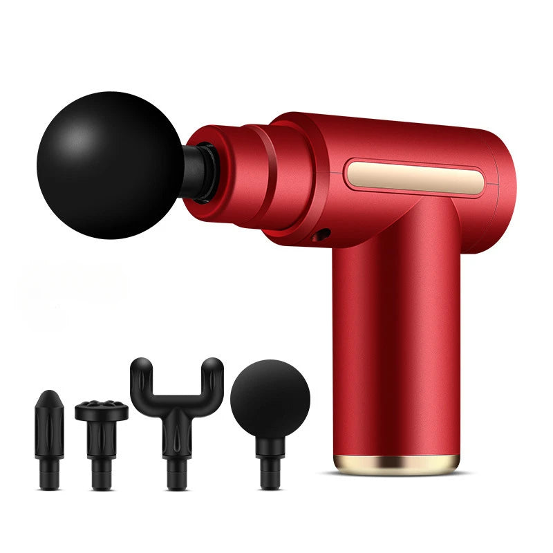 Multifunctional fascia gun massager instrument portable muscle massage