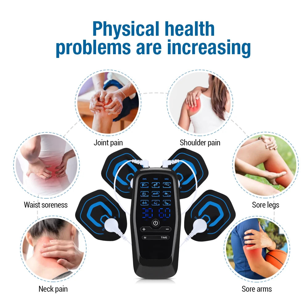 Tens Muscle Stimulator Electric EMS Body Massage Digital Therapy