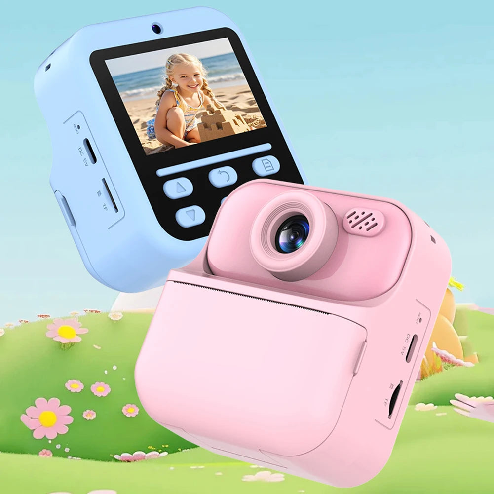 Kids Camera Instant 1080P HD Selfie Digital Camera