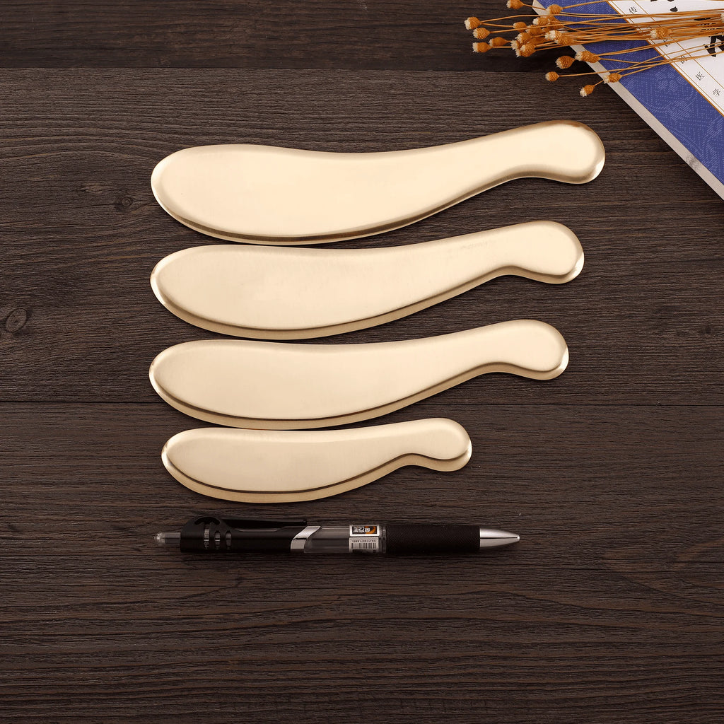 Guasha Massage Tools Medical Grade Stainless Steel Manual Scraping Tool Myofascial Release Tissue Physical Therapy Pain Relief
