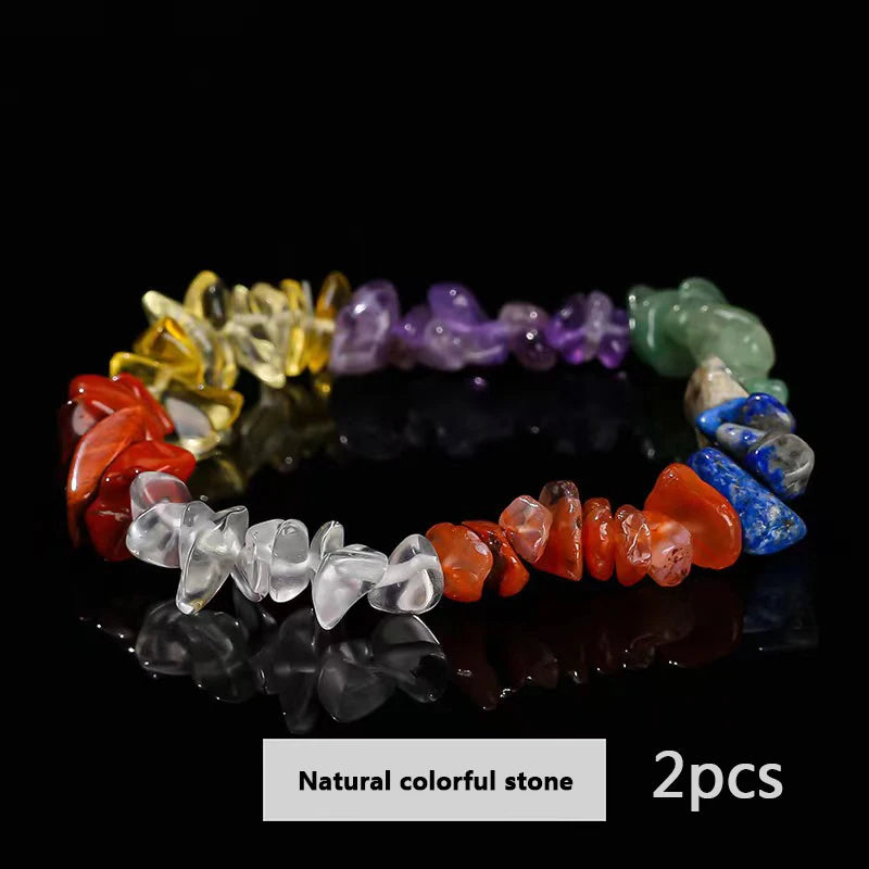 DIY bracelet/necklace jewelry making craft set-450 natural crushed stone irregular gemstone       healing crystals loose rock beads (5