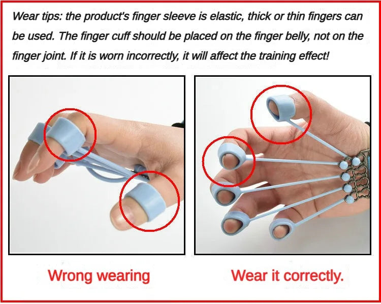 Hand Grip Exerciser strengthen Finger 5  hand grip Enhancer Training