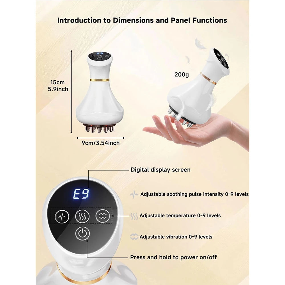 Shaping Massage Brush With Infrared Heating