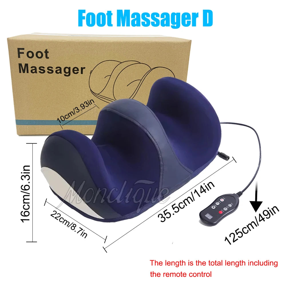 Foot Massager Hot Compress Shiatsu Kneading Leg Roller Kneading Calf Deep