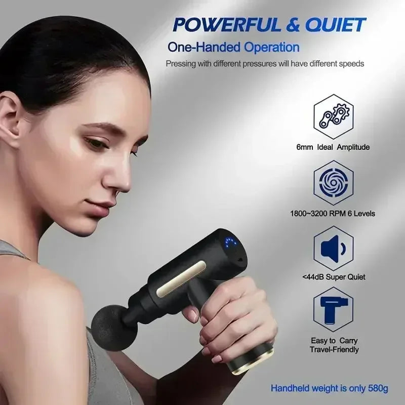 Mini Massage Gun Fascia Machine Muscle USB