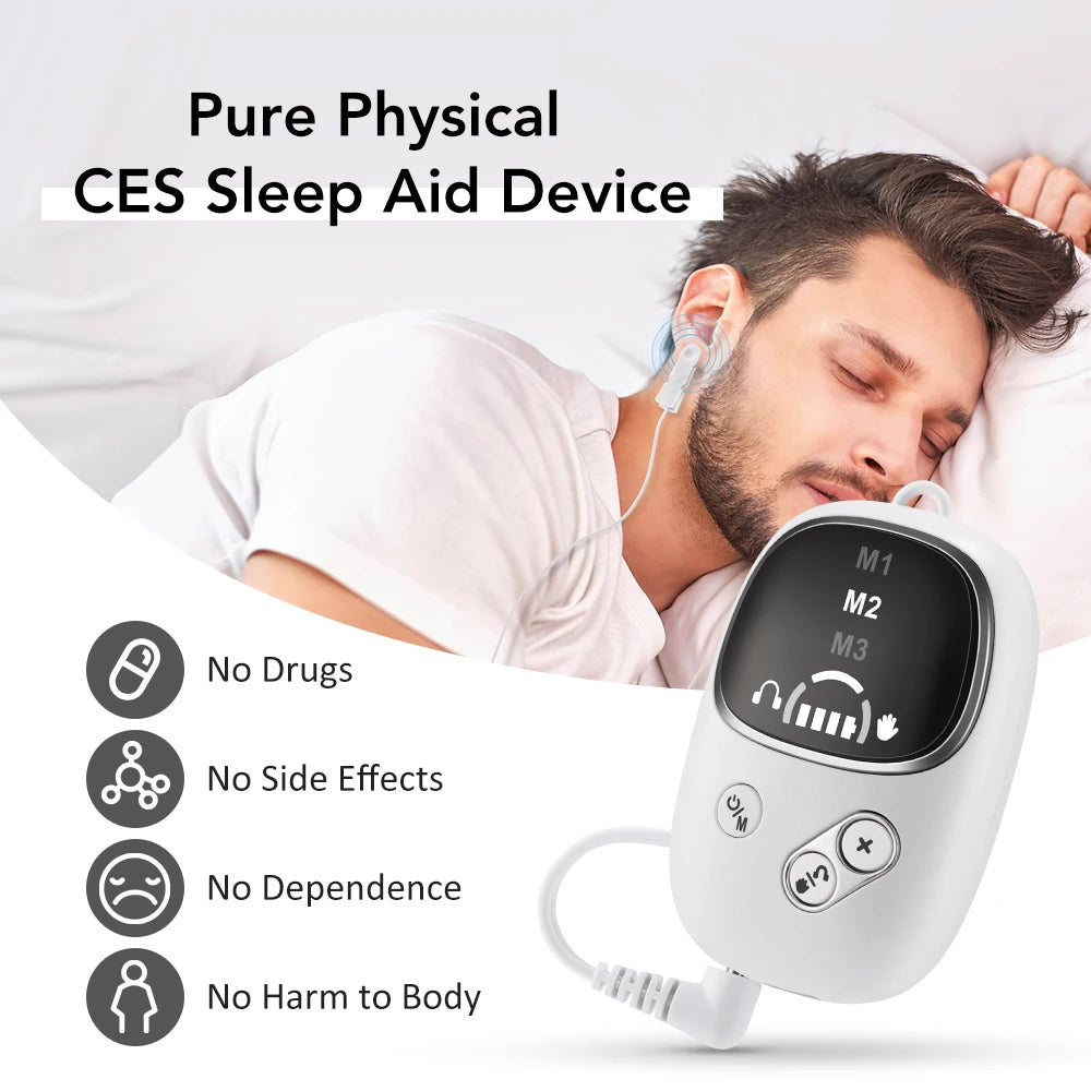 Sleep Aid Device Palm Pulse Massager for Stress Anxiety