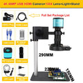 Digital Microscope for Electronics 4K 1080P HD Industrial Cameras 60MP 48MP 130X Lens C-mount