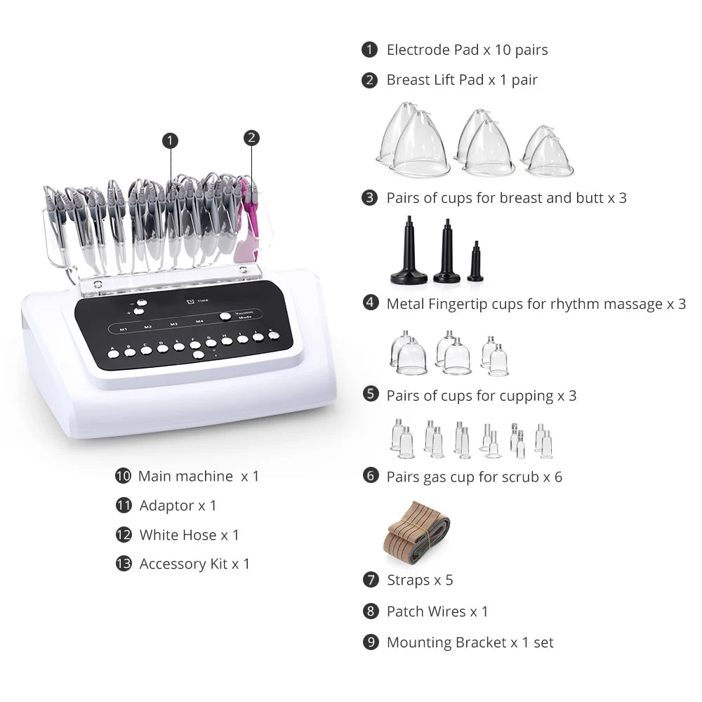 Muscle Stimulation Vacuum Therapy Body Enhancement Machine