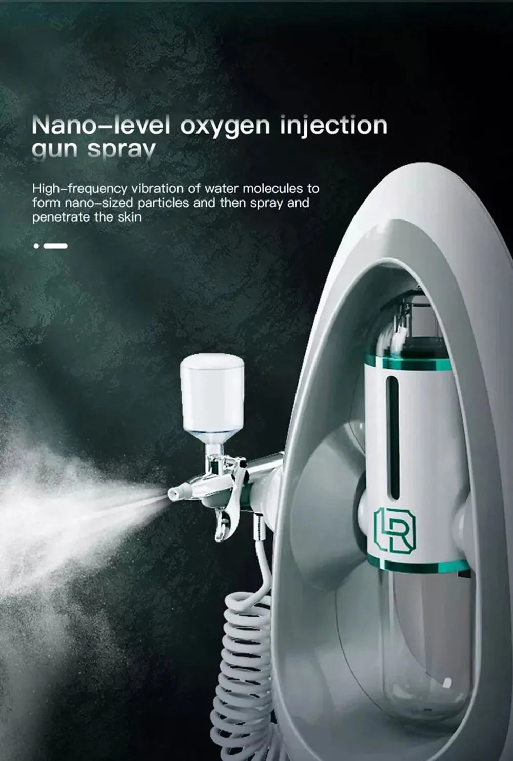 Dermabrasion Facial Cleaning Oxygen Instrument Hydra Aqua Suction Blackhead