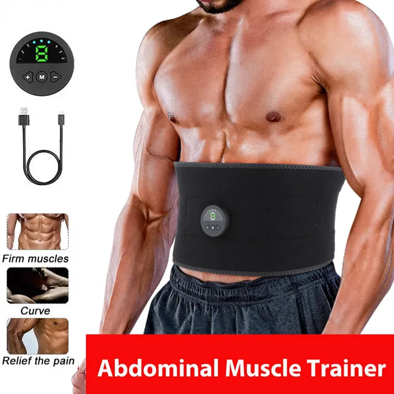 Muscle Massager EMS Abdominal Belt Electric Muscle Stimulation