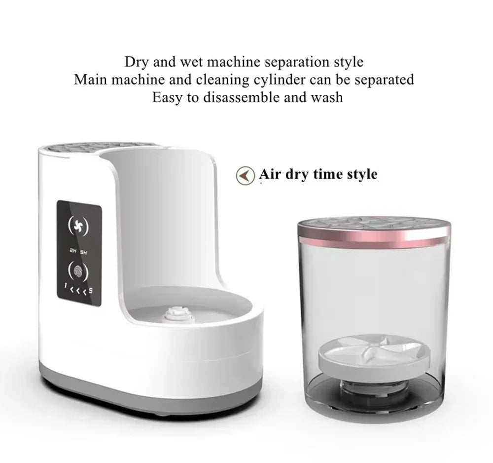 Electric Makeup Brush Cleaning Machine Beauty Tool Accessories USB Charging Makeup Brush Cleaning And Dryer Ladies' Holiday Gift