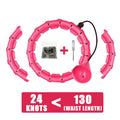 Weighted Fitness Hoops for Adults  2 in 1 Adjustable with Detachable Knots