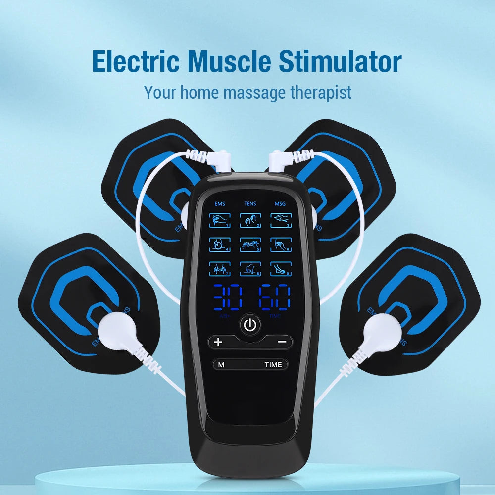 Physiotherapy Tens Muscle Stimulator Electric EMS Acupuncture Body Massage Digital Therapy Slimming Machine Electro Stimulator