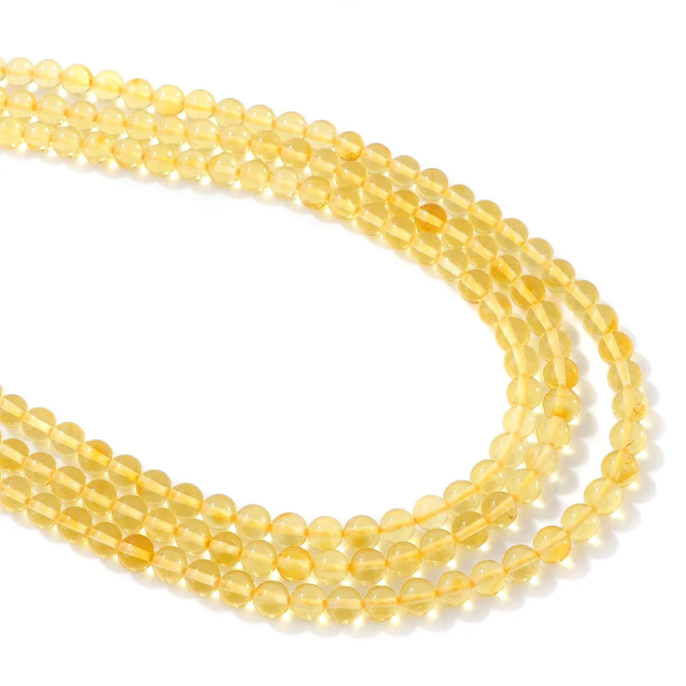 Amber Beads Round Oval Irregular Genuine Ambers Gem Stone Beads For Jewelry Making