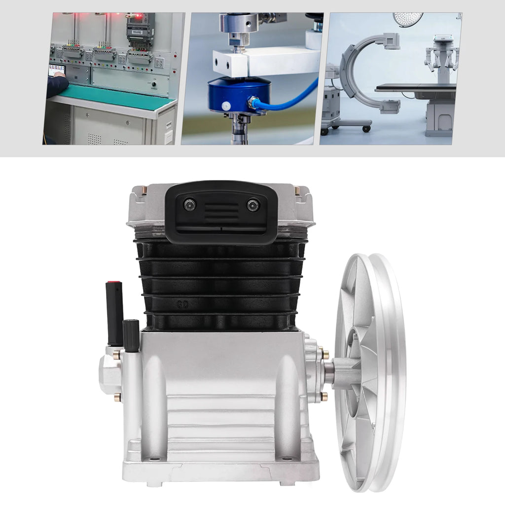 Air Compressor Pump Head Air Compressor Head with 2 Cylinders 960RPM 3HP