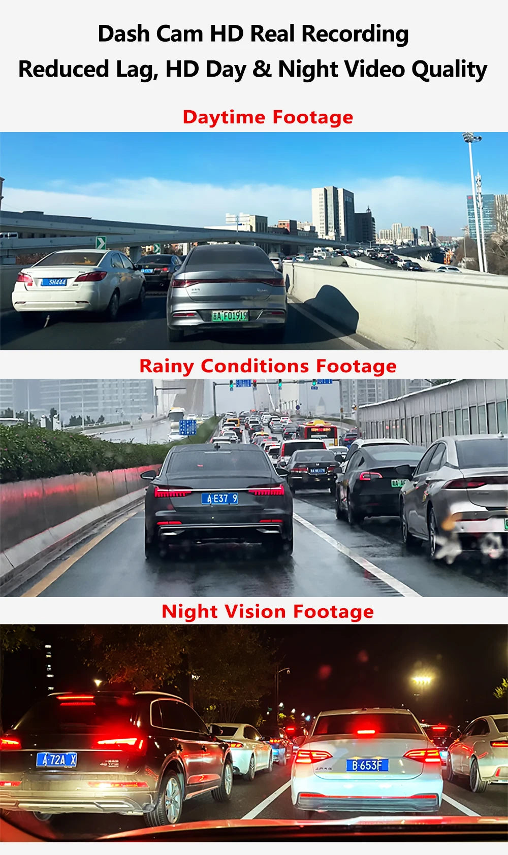 Dash Cam Video Recorders 4K WiFi Mini Front Camera