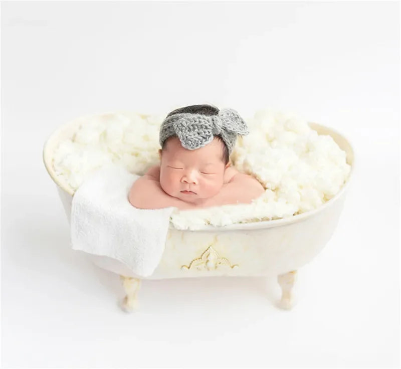 Photography Props Newborn  Baby Photo Props Wrought Iron Bathtub