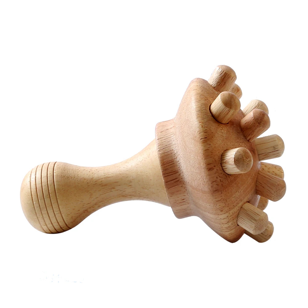 Wood Therapy Massage Tool for Body Sculpting – Wooden Lymphatic Drainage Massager for Cellulite Reduction