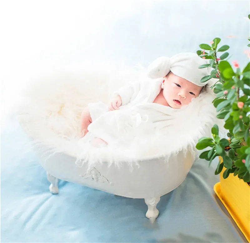 Photography Props Newborn  Baby Photo Props Wrought Iron Bathtub