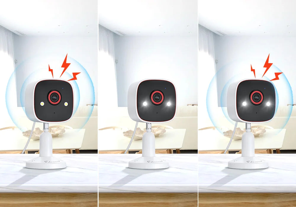 Outdoor/Indoor Security Cameras 2K HD Wireless WiFi Color Night Vision IP66 Waterproof Pet Dog Cat Baby Monitor Camera