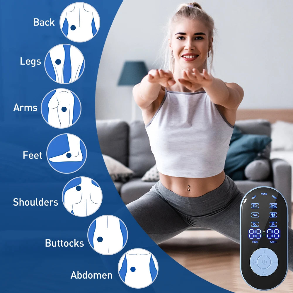 Tens Muscle Stimulator Electric EMS Body Massage Digital Therapy