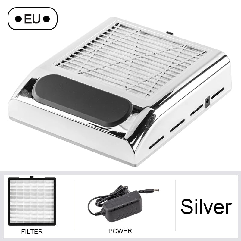 Nail Dust Collector Manicure Machine Tools Strong Power Nail Vacuum